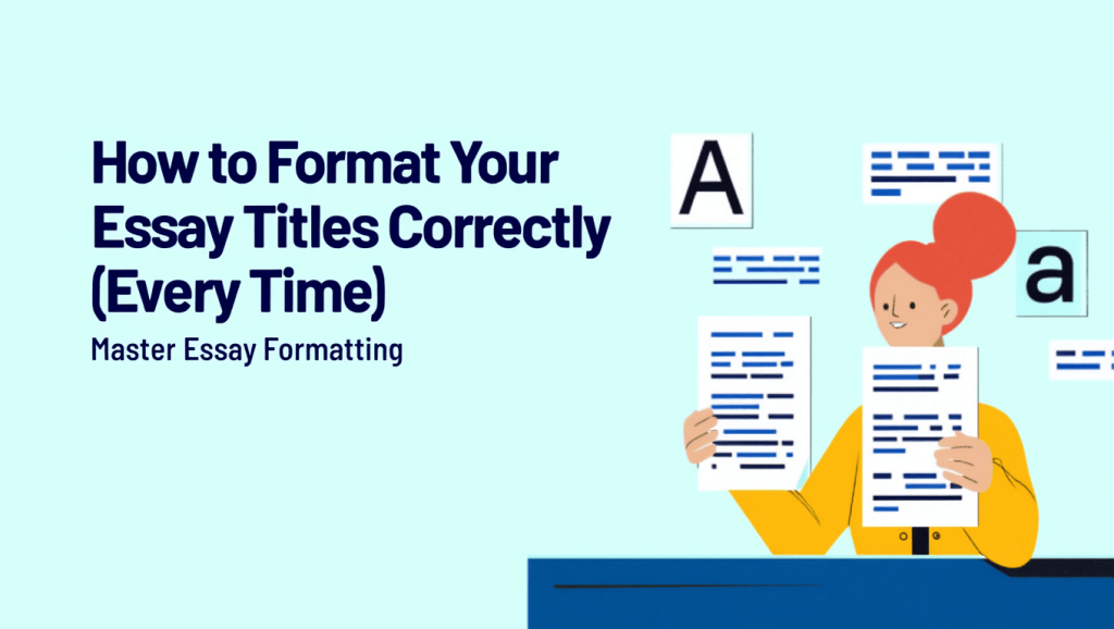 How to Format Your Essay Titles